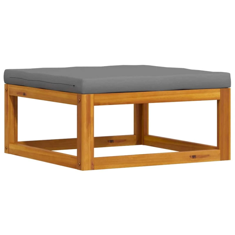 vidaXL 3-daļīgs dārza atpūtas mēbeļu komplekts ar matračiem, akācija