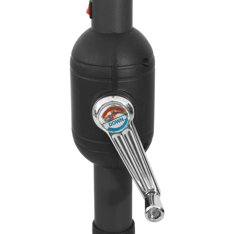 vidaXL dārza saulessargs ar LED un metāla kātu, 400 cm, debeszils