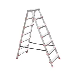 2-sided aluminium folding stairs 7-step