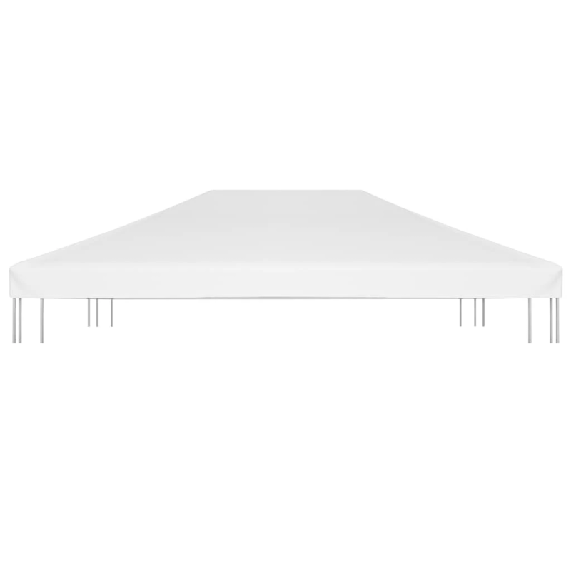 vidaXL nojumes jumta pārsegs, 270 g-m², 4x3 m, balts