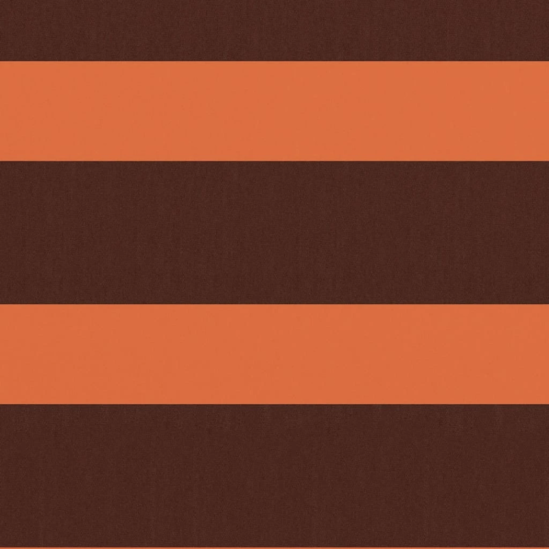 vidaXL balkona aizslietnis, 75x400 cm, oranžs un brūns oksforda audums