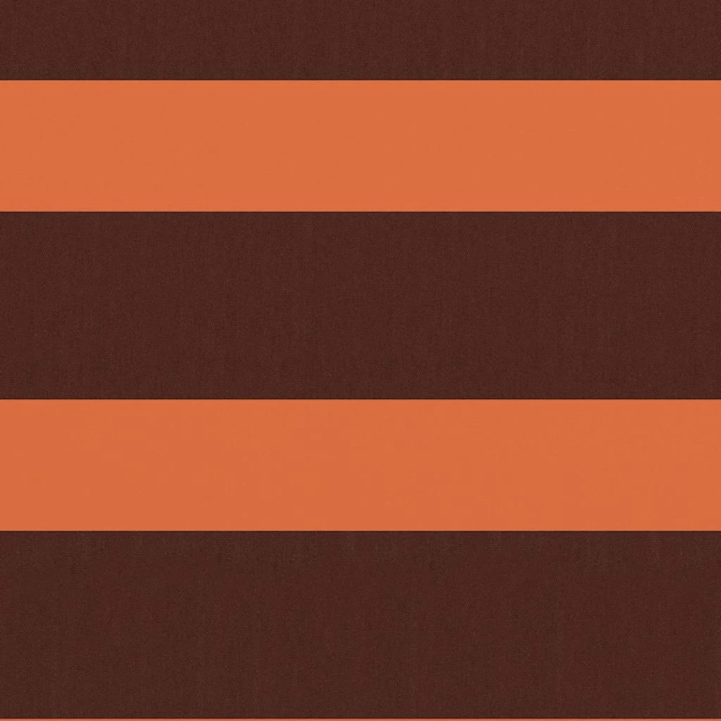 vidaXL balkona aizslietnis, 120x500 cm, oranžs un brūns audums