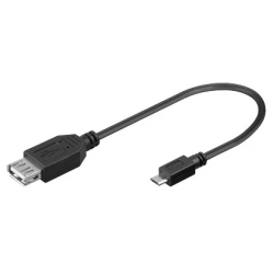 Sbox USB A F.- MICRO USB M. 0.1M USB F-MICRO M