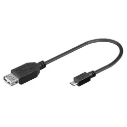 Sbox USB A F.- MICRO USB M. 0.1M USB F-MICRO M