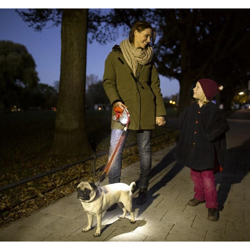 Lukturītis pie pavadas melns