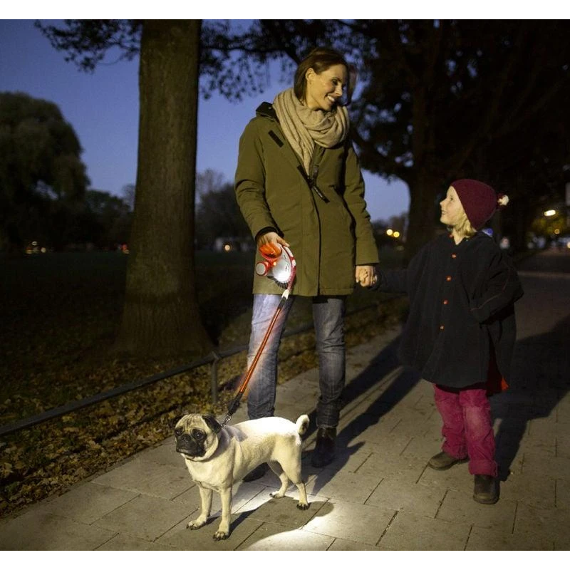 Lukturītis pie pavadas melns