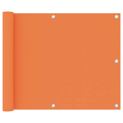 vidaXL balkona aizslietnis, 75x300 cm, oranžs audums