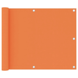 vidaXL balkona aizslietnis, 75x500 cm, oranžs audums