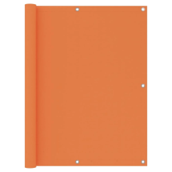 vidaXL balkona aizslietnis, 120x400 cm, oranžs audums