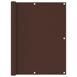 vidaXL balkona aizslietnis, 120x300 cm, brūns oksforda audums