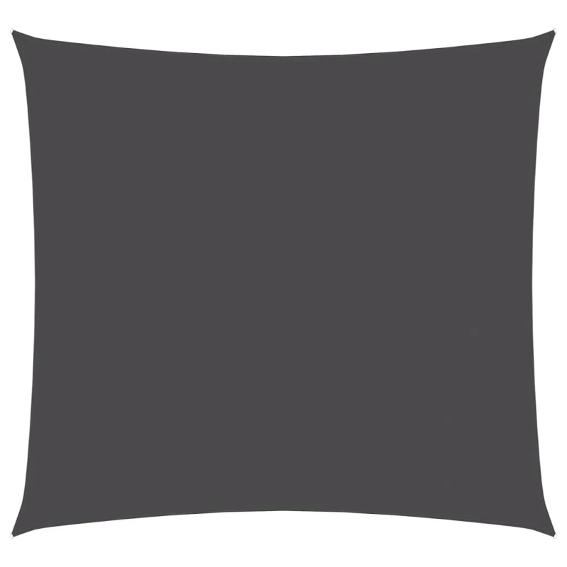 vidaXL saulessargs, 3x3 m, kvadrāta forma, antracītpelēks audums