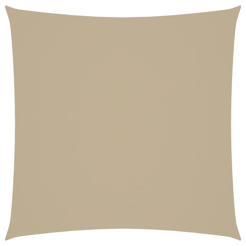 vidaXL saulessargs, 3x3 m, kvadrāta forma, bēšs oksforda audums