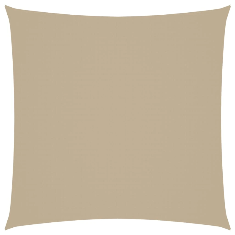 vidaXL saulessargs, 4x4 m, kvadrāta forma, bēšs oksforda audums