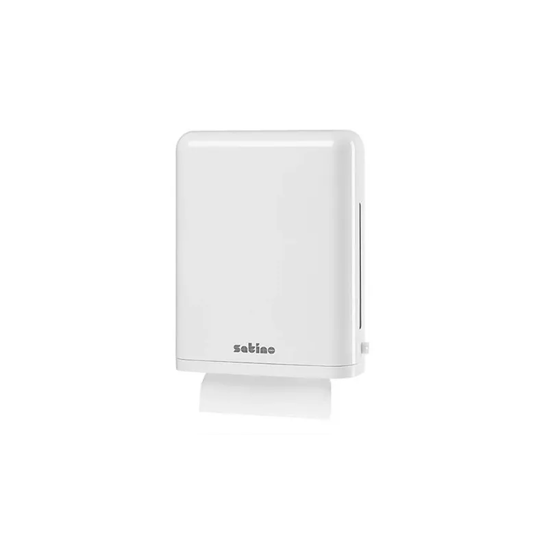 Interfold Slim folded paper towel dispenser- large PT2, Satino by WEPA