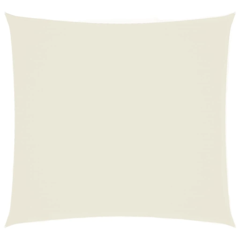 vidaXL saulessargs, 3x3 m, kvadrāta forma, krēmkrāsas oksforda audums