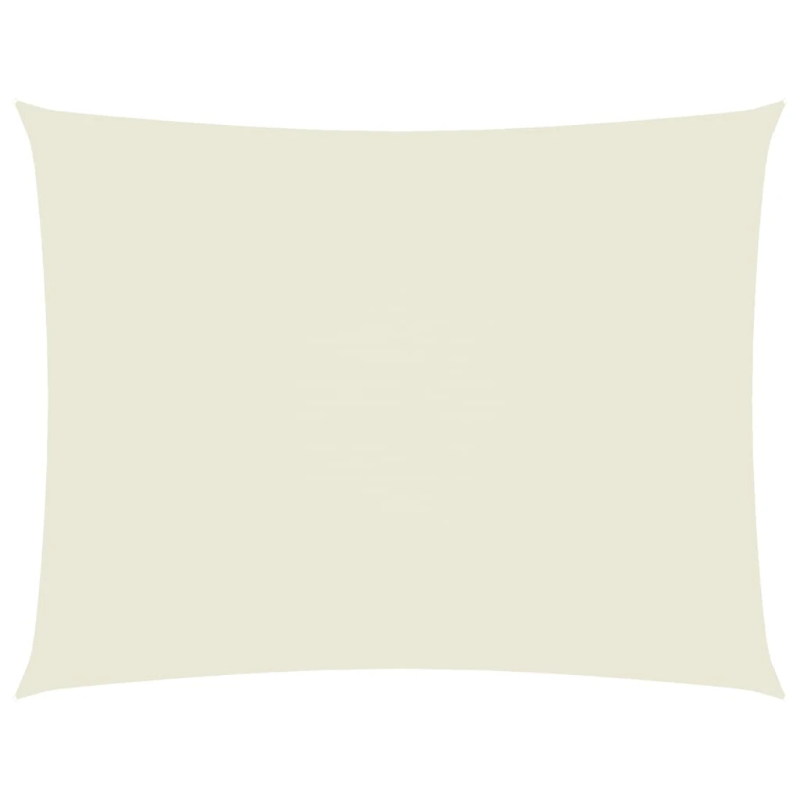 vidaXL saulessargs, taisnstūra, 2,5x4 m, krēmkrāsas oksforda audums