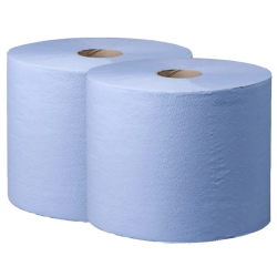 Papīra rullis Wepa Comfort, 2-kārtu, zils, 350 m CR1, Satino