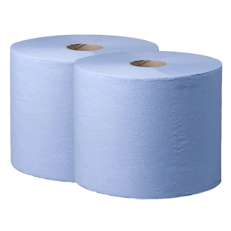 Papīra rullis Wepa Comfort, 2-kārtu, zils, 350 m CR1, Satino by WEPA