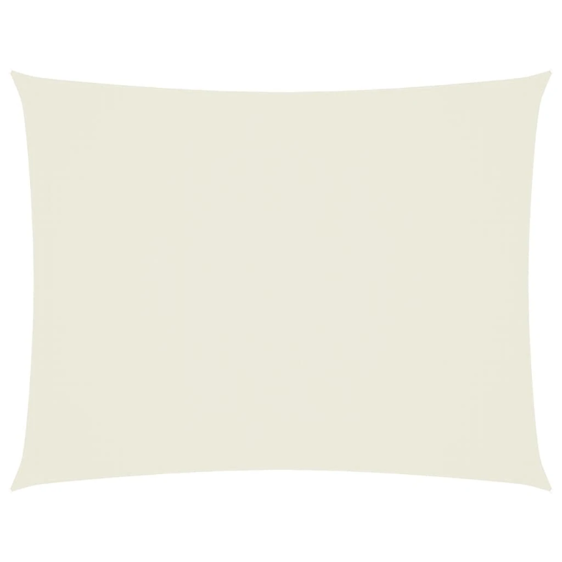 vidaXL saulessargs, taisnstūra, 3x4,5m, krēmkrāsas oksforda audums