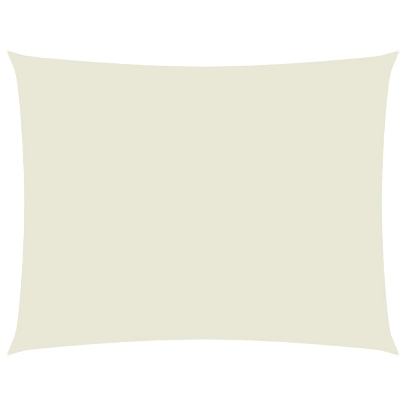 vidaXL saulessargs, taisnstūra, 3,5x4,5 m, krēmkrāsas oksforda audums