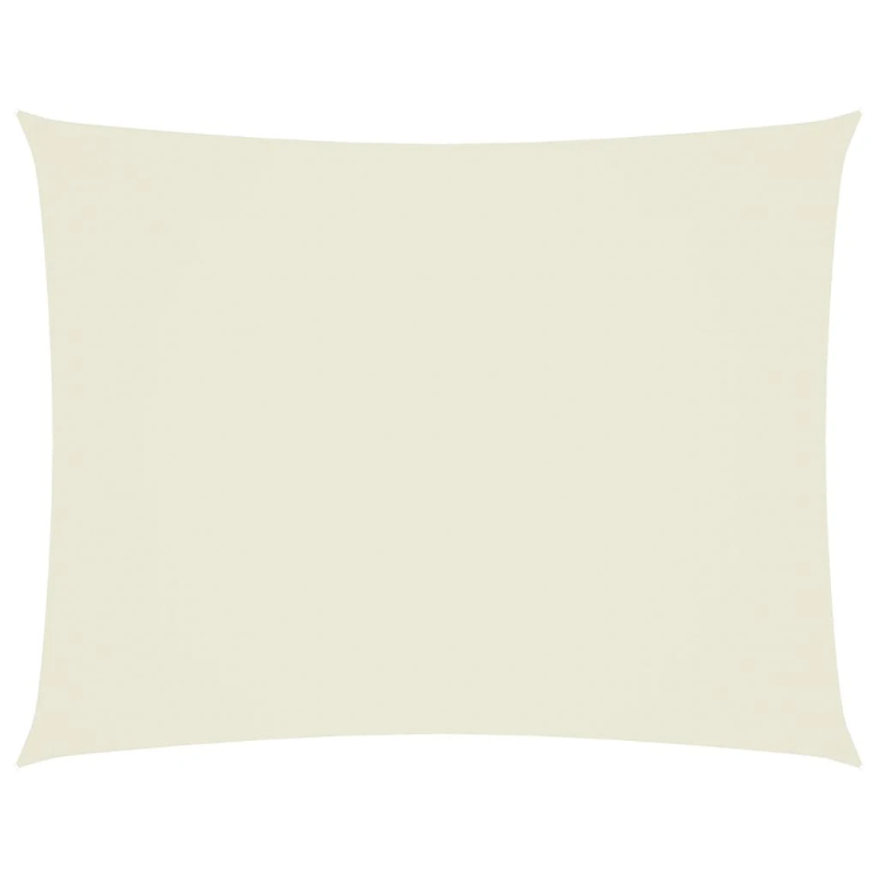 vidaXL saulessargs, taisnstūra, 3,5x5 m, krēmkrāsas oksforda audums