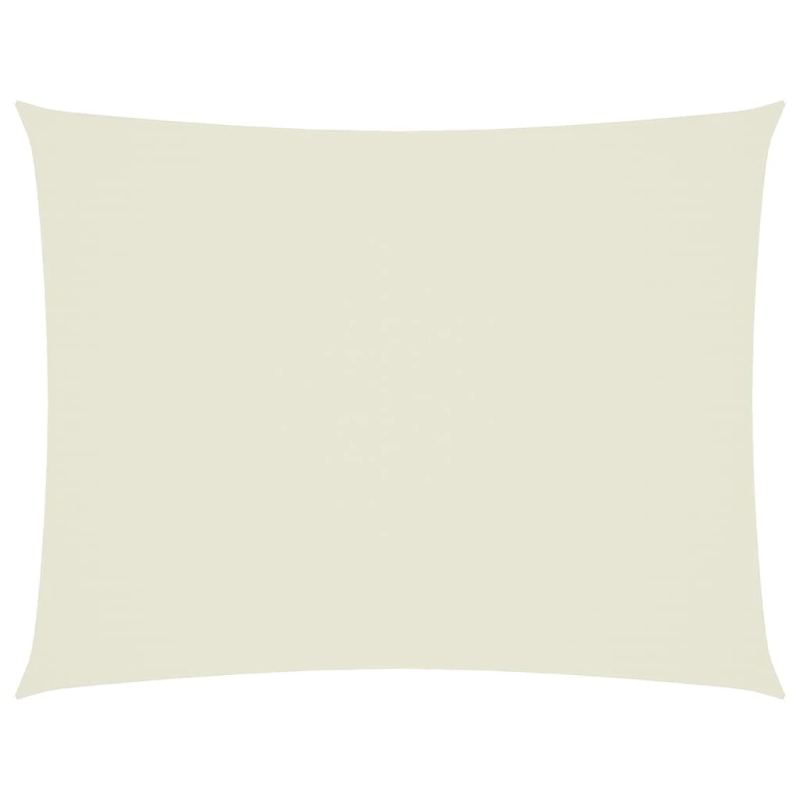 vidaXL saulessargs, taisnstūra, 6x8 m, krēmkrāsas oksforda audums