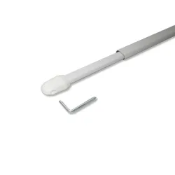 Stained curtain rail 0.8m