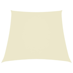 vidaXL saulessargs, 2-4x3m, trapeces forma, krēmkrāsas oksforda audums