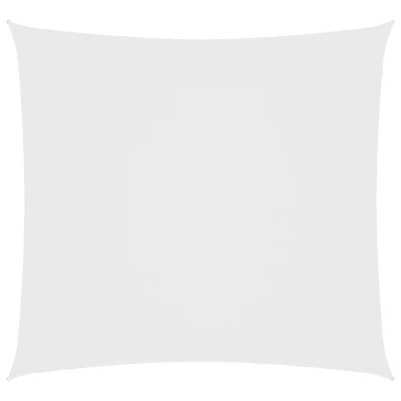 vidaXL saulessargs, 2x2 m, kvadrāta forma, balts oksforda audums