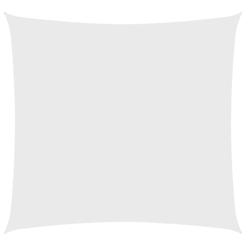vidaXL saulessargs, 3x3 m, kvadrāta forma, balts oksforda audums