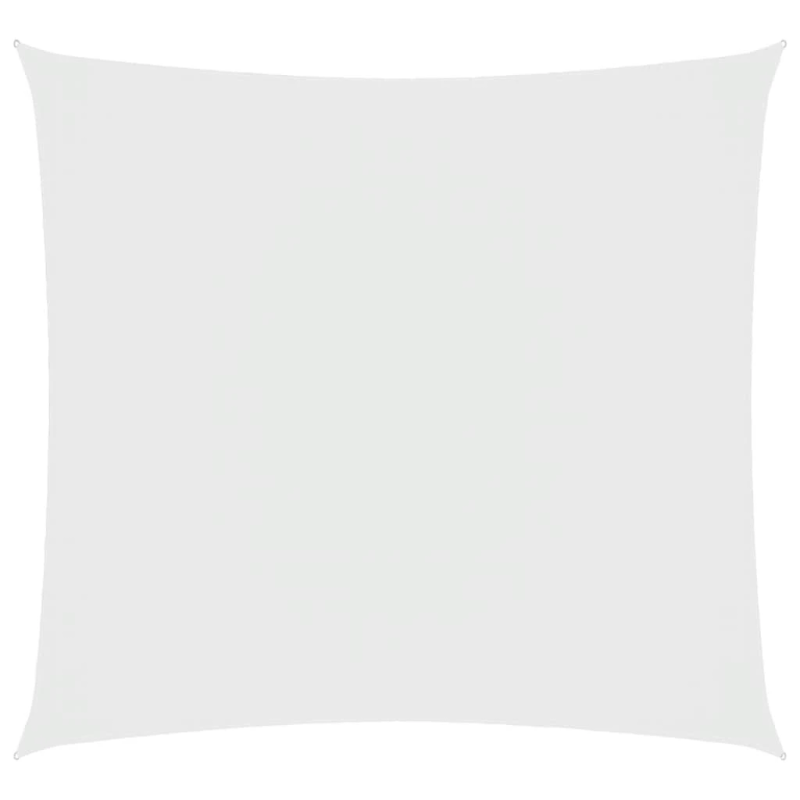 vidaXL saulessargs, 7x7 m, kvadrāta forma, balts oksforda audums