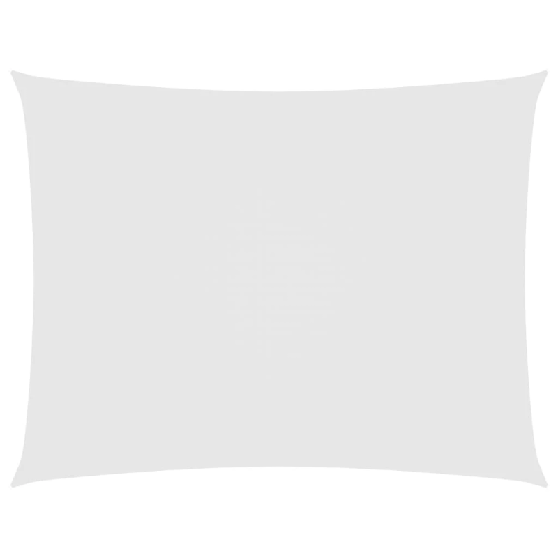 vidaXL saulessargs, taisnstūra forma, 5x7 m, balts oksforda audums