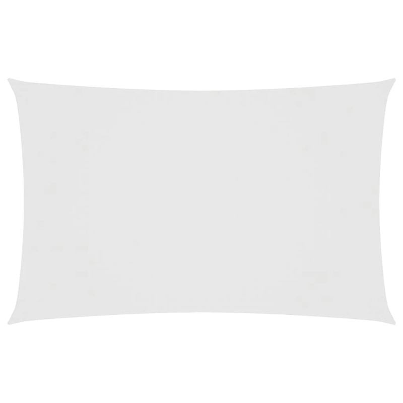 vidaXL saulessargs, 5x8 m, taisnstūra forma, balts oksforda audums