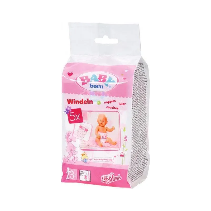 BABY BORN Sauskelnės, 5 vnt.