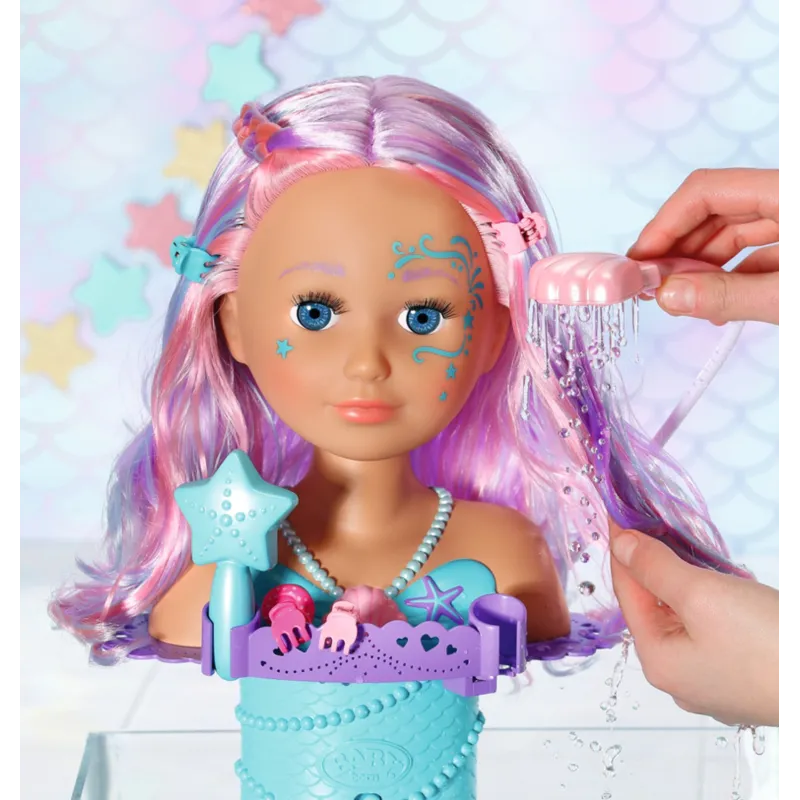 BABY BORN galva matu ieveidošanai Mermaid