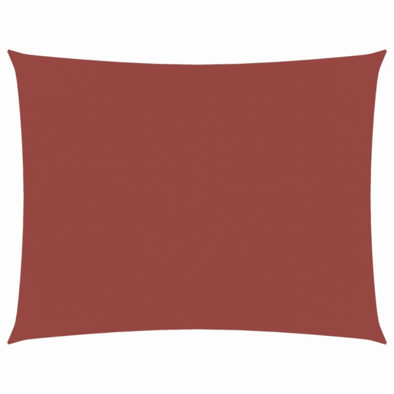 vidaXL saulessargs, taisnstūra, 4x5 m, sarkanbrūns oksforda audums