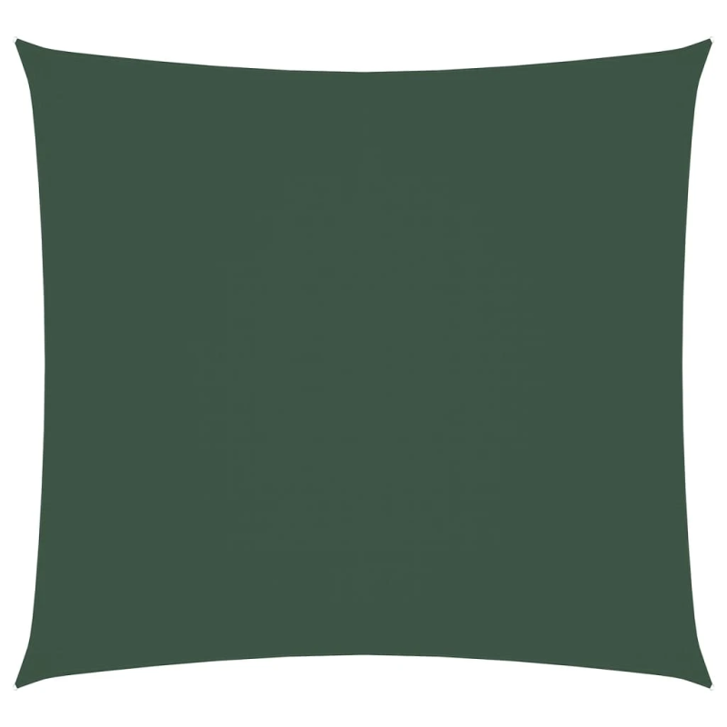 vidaXL saulessargs, 2x2 m, kvadrāta forma, tumši zaļš oksforda audums