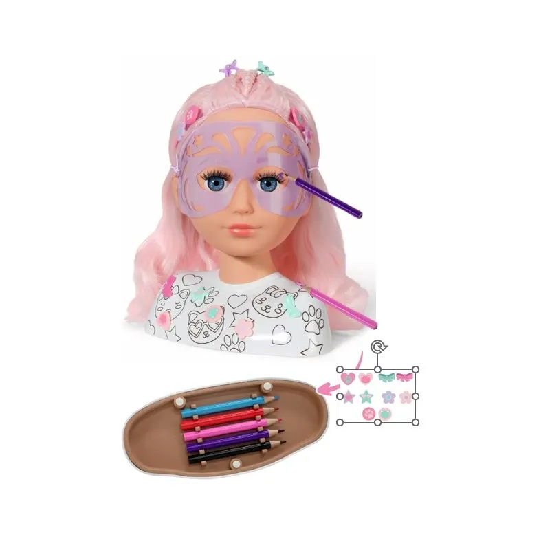 BABY BORN Māsa, galva stila veidošanai