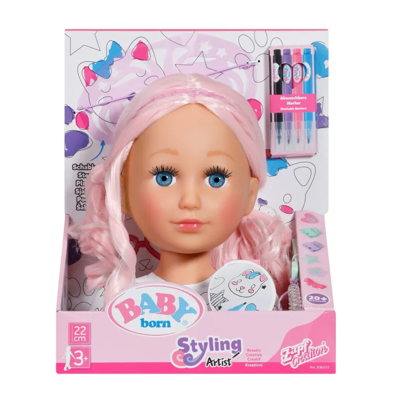 BABY BORN Sister styling head Artist