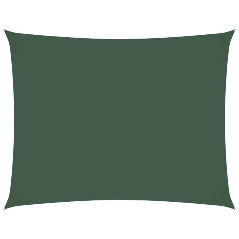 vidaXL saulessargs, 3x4 m, taisnstūra, tumši zaļš oksforda audums