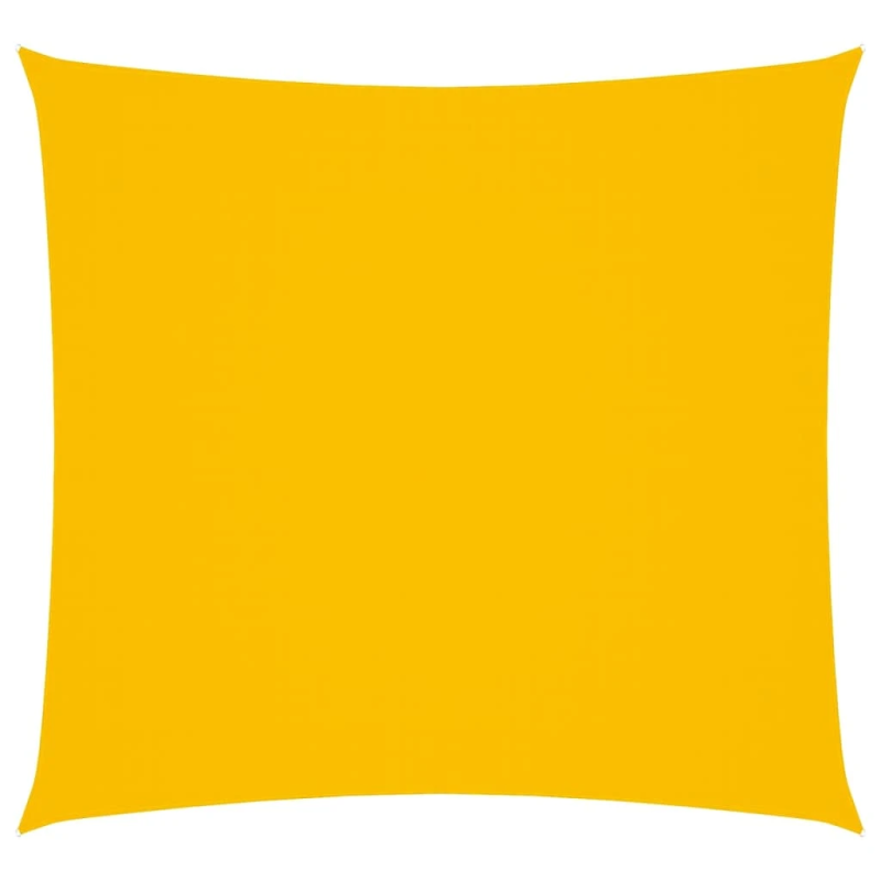 vidaXL saulessargs, 4,5x4,5 m, kvadrāta, dzeltens oksforda audums