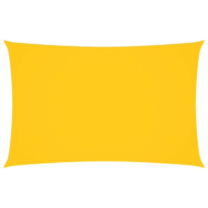 vidaXL saulessargs, taisnstūra, 2x4,5 m, dzeltens oksforda audums