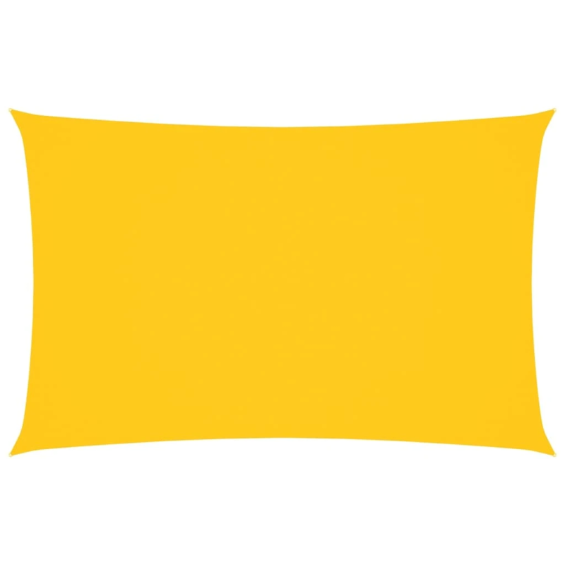 vidaXL saulessargs, taisnstūra, 2x5 m, dzeltens oksforda audums