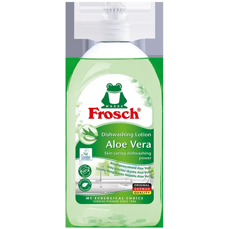 Trauku mazgāšanas līdzeklis Frosch Aloe Vera, 0.5 l