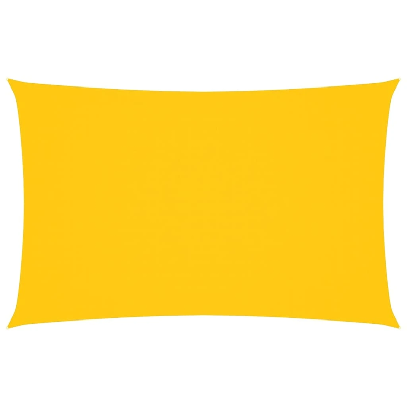 vidaXL saulessargs, taisnstūra, 2,5x5 m, dzeltens oksforda audums