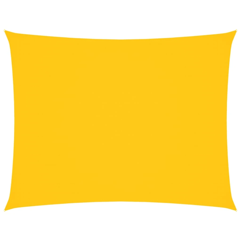 vidaXL saulessargs, taisnstūra, 4x5 m, dzeltens oksforda audums