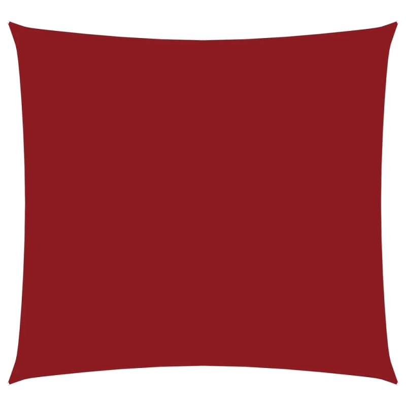 vidaXL saulessargs, 2,5x2,5 m, kvadrāta forma, sarkans oksforda audums