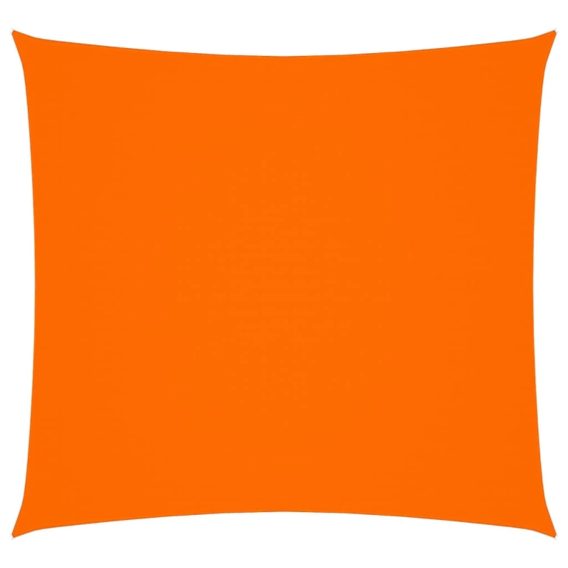 vidaXL saulessargs, 7x7 m, kvadrāta forma, oranžs oksforda audums