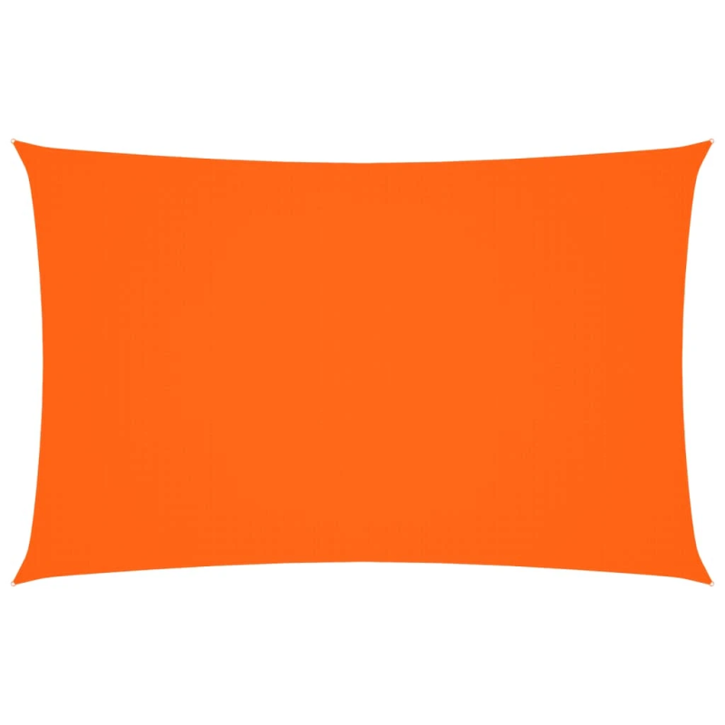 vidaXL saulessargs, taisnstūra forma, 2,5x5 m, oranžs oksforda audums