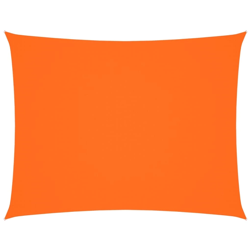 vidaXL saulessargs, taisnstūra forma, 3x4 m, oranžs oksforda audums